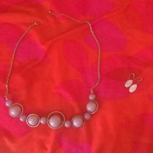 Modcloth Lavender Orbit Necklace
